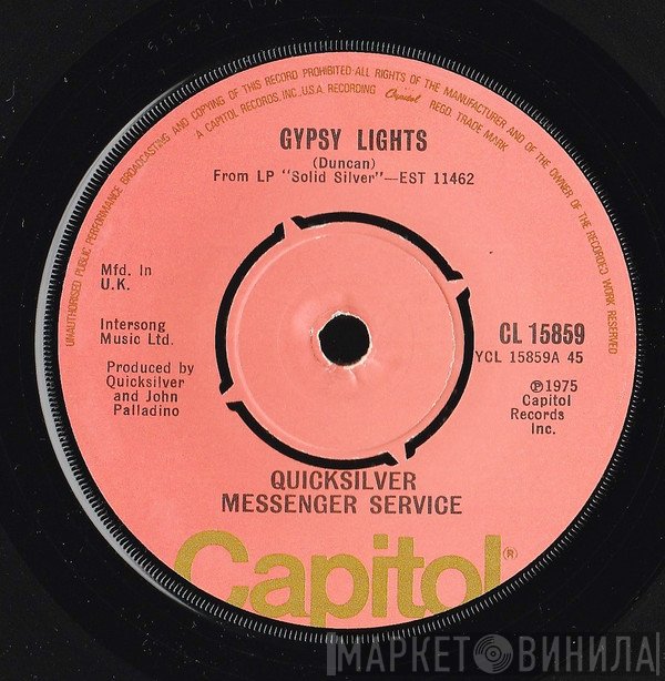 Quicksilver Messenger Service  - Gypsy Lights
