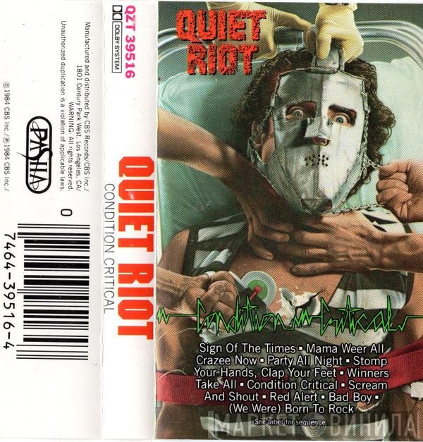 Quiet Riot  - Condition Critical