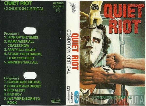 Quiet Riot  - Condition Critical
