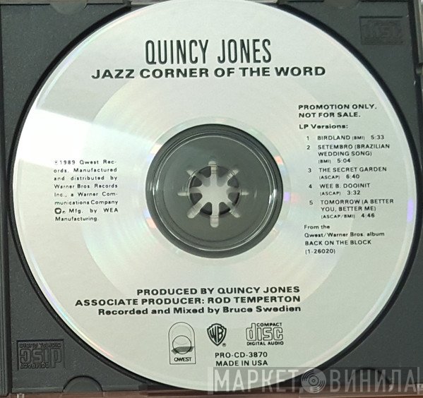 Quincy Jones - Jazz Corner Of The Word