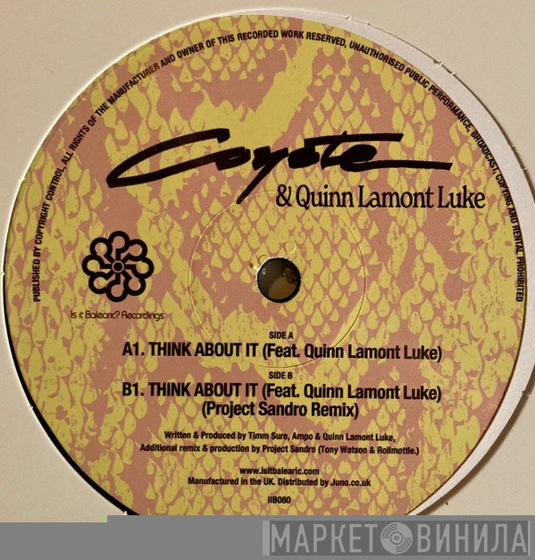 Quinn Luke, Coyote  - Think About It