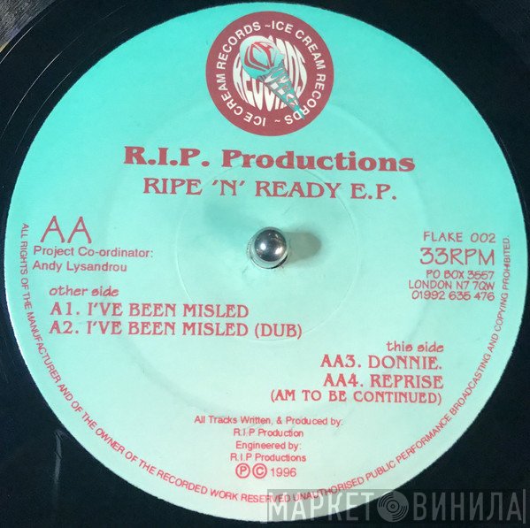 R.I.P. Productions  - Ripe 'N’ Ready E.P.