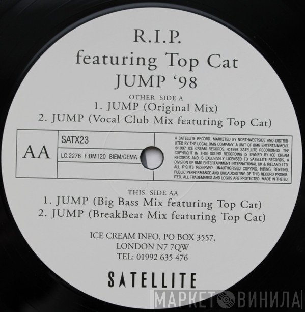 R.I.P. Productions Featuring Top Cat  - Jump '98