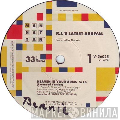 R.J.'s Latest Arrival  - Heaven In Your Arms