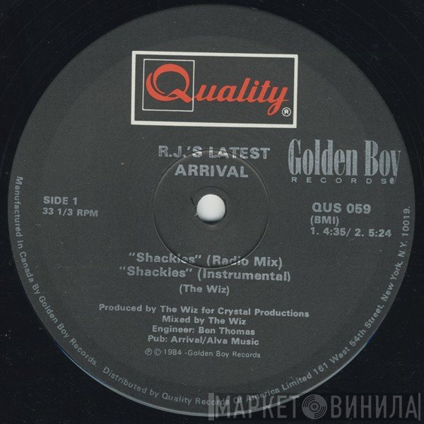 R.J.'s Latest Arrival  - Shackles