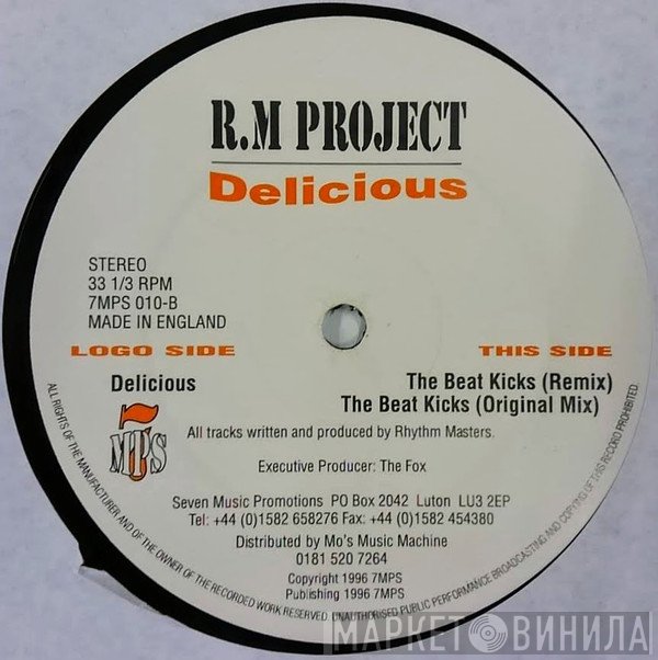 R.M. Project  - Delicious / The Beat Kicks