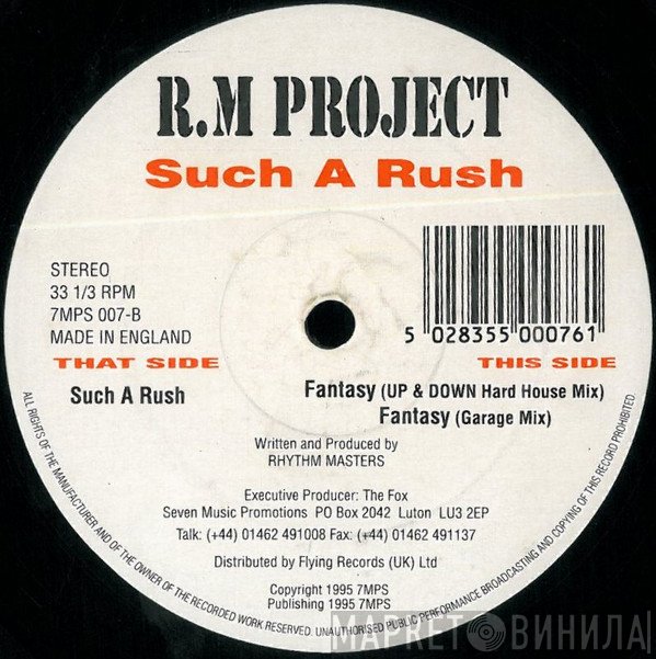 R.M. Project  - Such A Rush