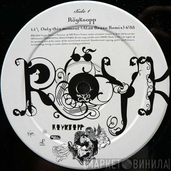 Röyksopp - Only This Moment