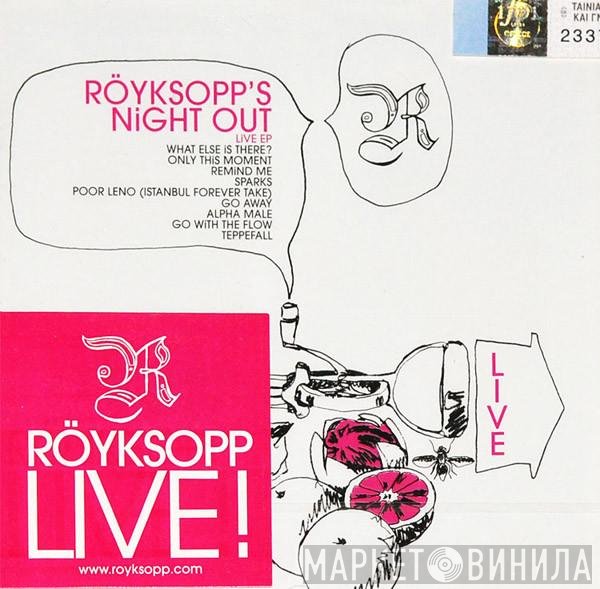 Röyksopp  - Röyksopp's Night Out (Live EP)