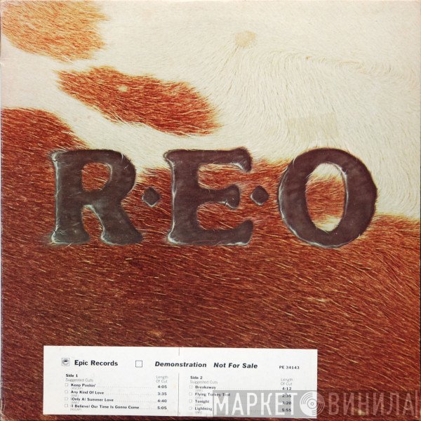 REO Speedwagon  - R.E.O.