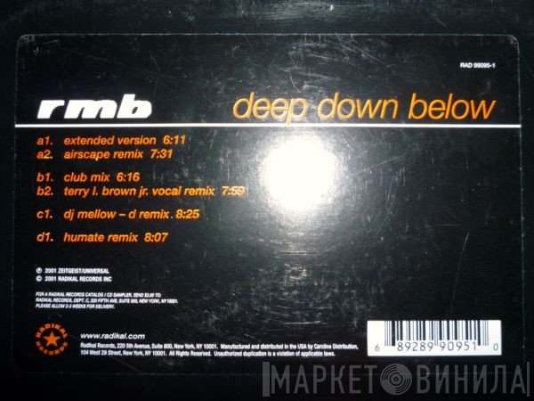 RMB  - Deep Down Below