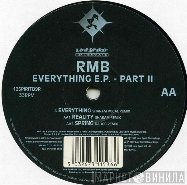 RMB - Everything E.P. - Part II