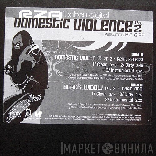 RZA, Bobby Digital - Domestic Violence Pt. 2