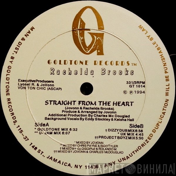 Rachelda Brooks - Straight From The Heart