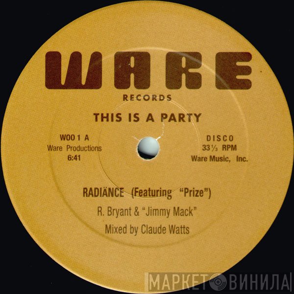 Radiänce - This Is A Party