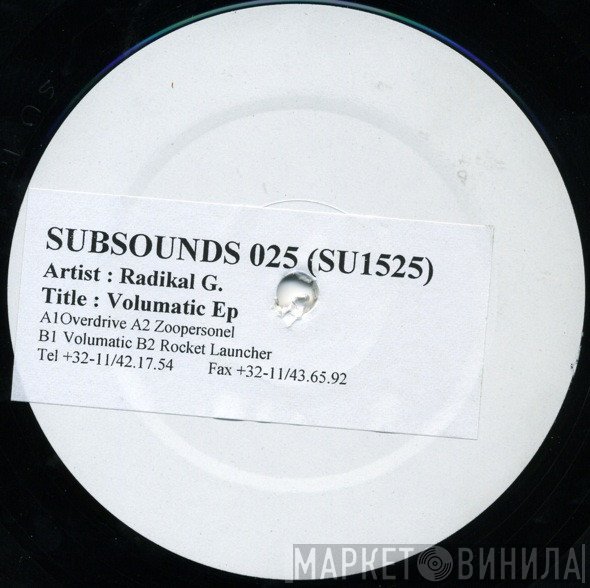 Radical G  - Volumatic EP