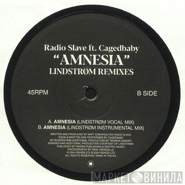 Radio Slave, Cagedbaby - Amnesia (Lindstrøm Remixes)