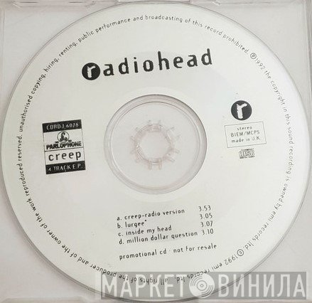 Radiohead  - Creep
