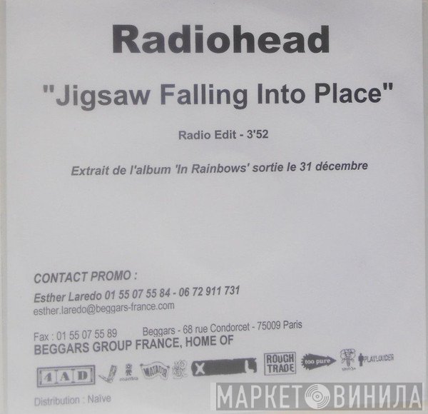 Radiohead  - Jigsaw Falling Into Place