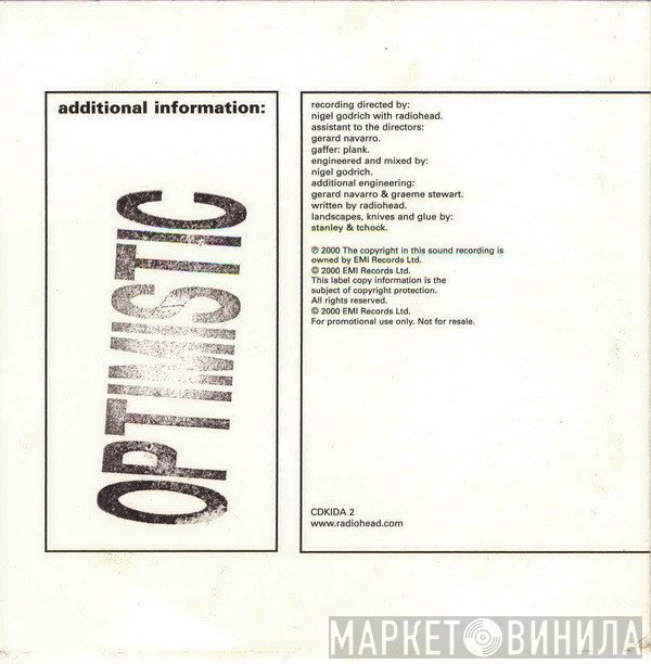 Radiohead  - Optimistic