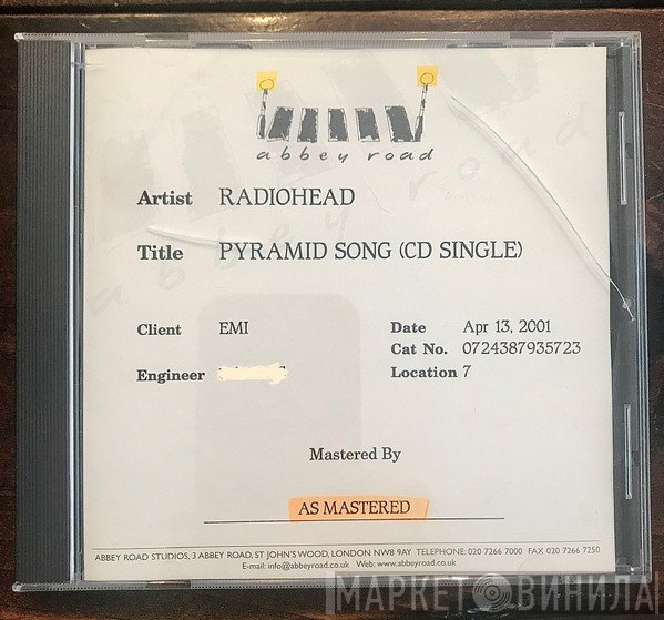 Radiohead  - Pyramid Song