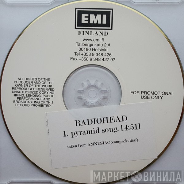 Radiohead  - Pyramid Song