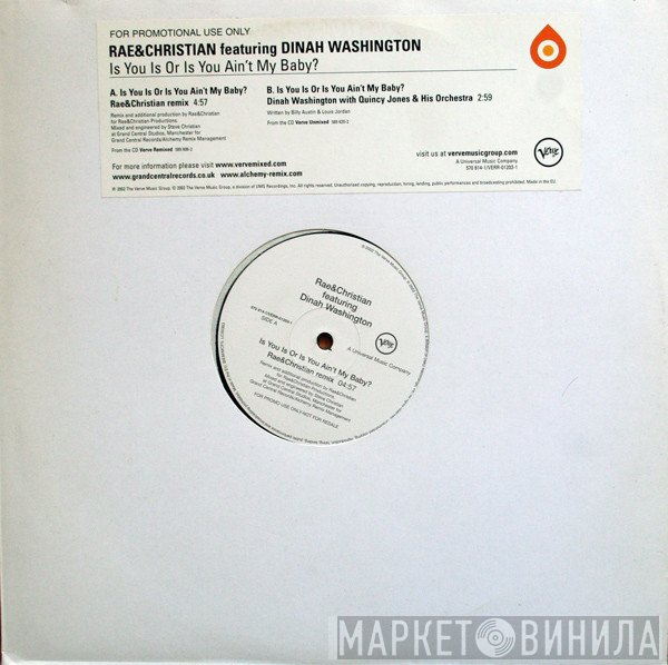 Rae &amp; Christian, Dinah Washington - Is You Is Or Is You Ain't My Baby?