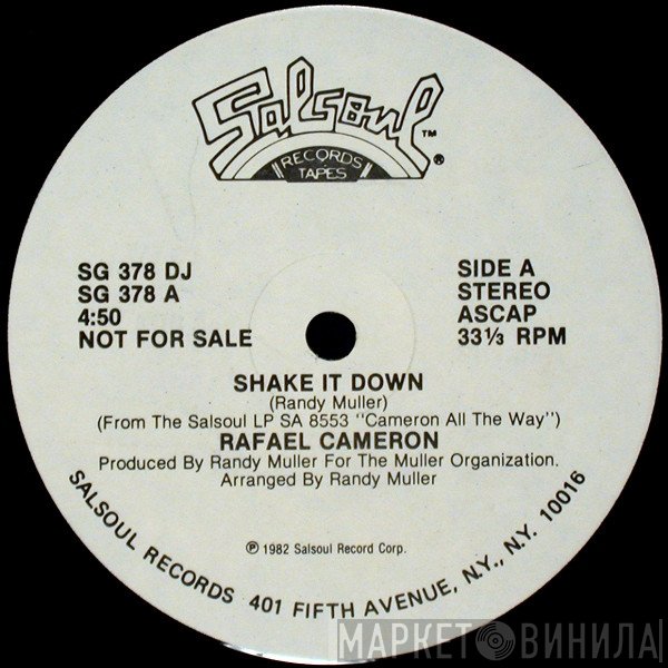 Rafael Cameron - Shake It Down / Desires