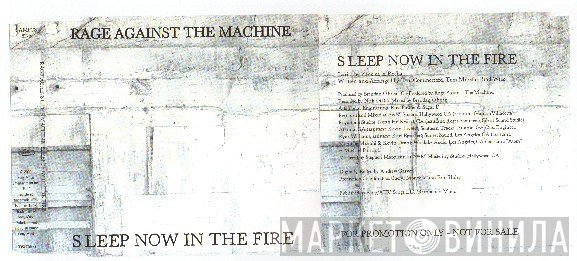 Rage Against The Machine  - Sleep Now In The Fire