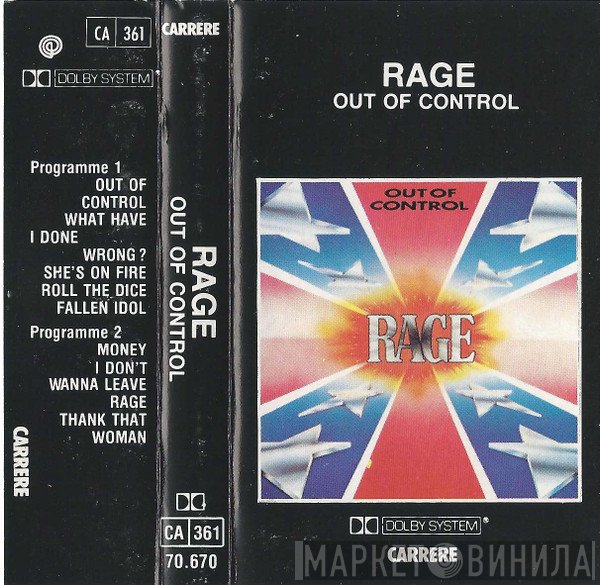 Rage   - Out Of Control