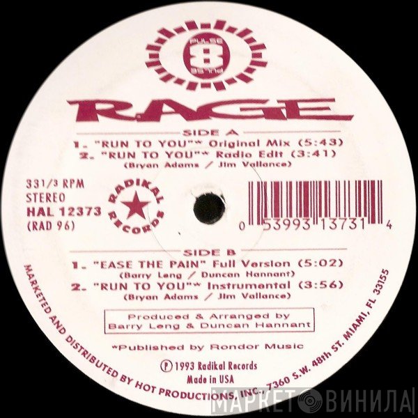 Rage - Run To You