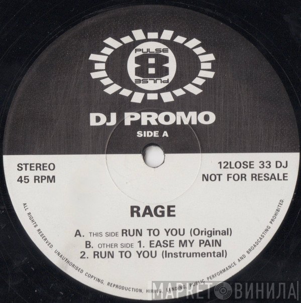 Rage - Run To You