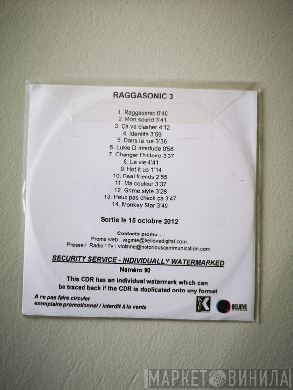 Raggasonic  - Raggasonic 3