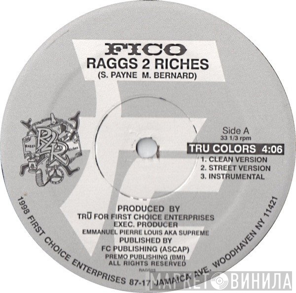 Raggs 2 Riches  - Tru Colors / Club Hopping