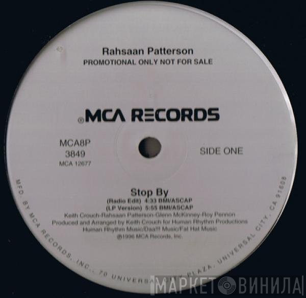 Rahsaan Patterson - Stop By