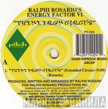 Ralphi Rosario, Energy Factor - Theme From Circus