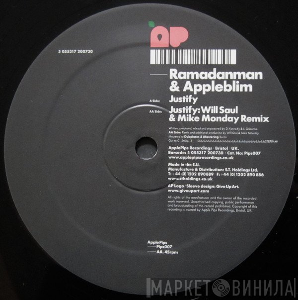 Ramadanman & Appleblim  - Justify