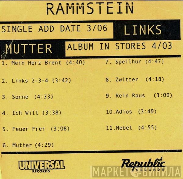 Rammstein  - Mutter