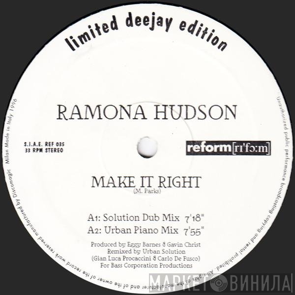 Ramona Hudson - Make It Right