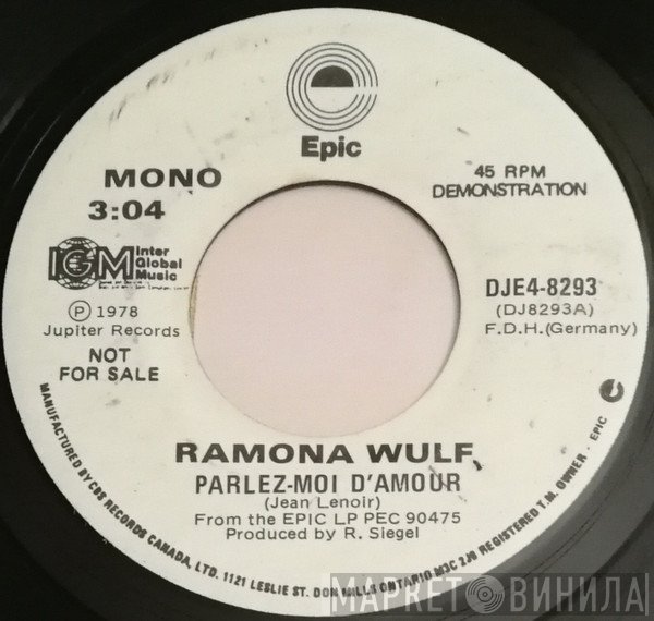 Ramona Wulf - Parlez-Moi D'Amour