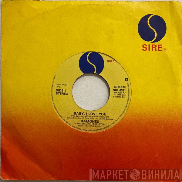 Ramones - Baby I Love You / High Risk Insurance