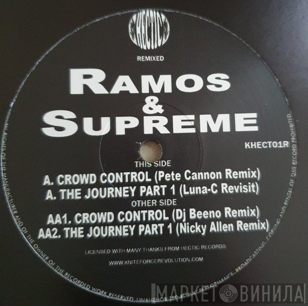 Ramos, Supreme - The Journey / Crowd Control (Remixes)