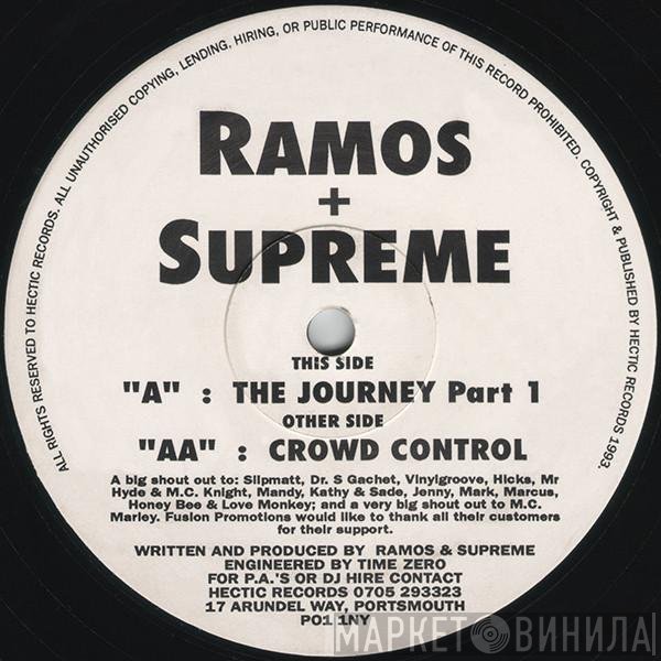 Ramos, Supreme - The Journey Part 1 / Crowd Control