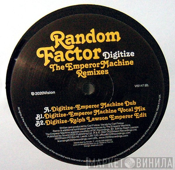 Random Factor  - Digitize (The Emperor Machine Remixes)