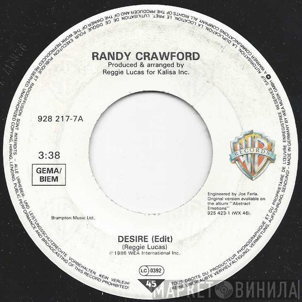 Randy Crawford  - Desire (Edit)