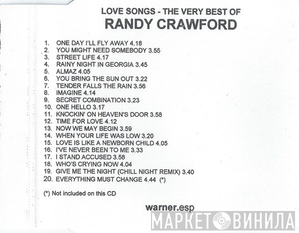 Randy Crawford - Love Songs - The Very Best Of