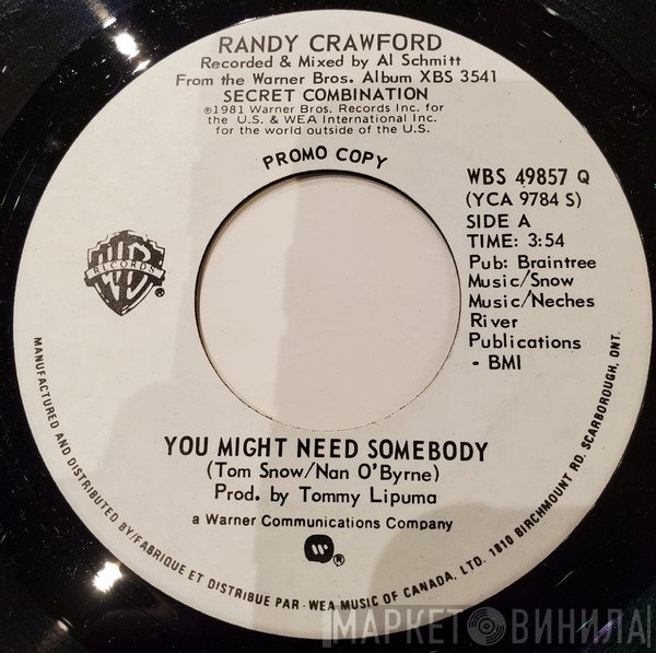 Randy Crawford - You Might Need Somebody