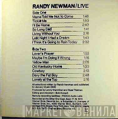 Randy Newman  - Live