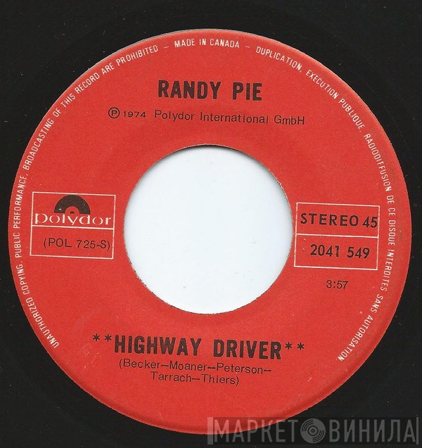 Randy Pie  - Highway Driver