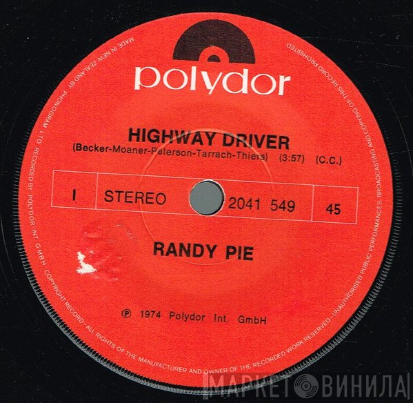 Randy Pie  - Highway Driver